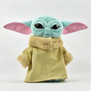Baby Yoda peluche blu Disney peluche Star Wars peluche Dimensioni: 34 cm