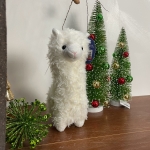 Animale di peluche Alpaca Llama bianco Materiale di peluche: Cotone