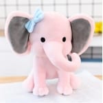 Morbido elefante rosa Peluche animale 87aa0330980ddad2f9e66f: 25 cm