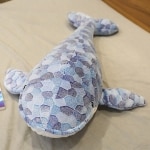 Balena blu a mosaico Peluche animale 87aa0330980ddad2f9e66f: 50 cm|70cm|90cm