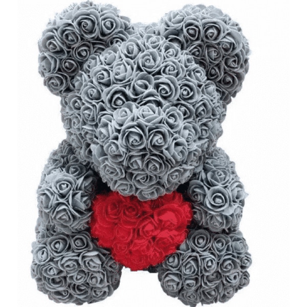 Peluche orso grigio San Valentino Materiale: Cotone