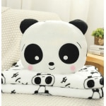 Peluche panda timido con coperta Animali peluche panda Fascia d'età: > 3 anni