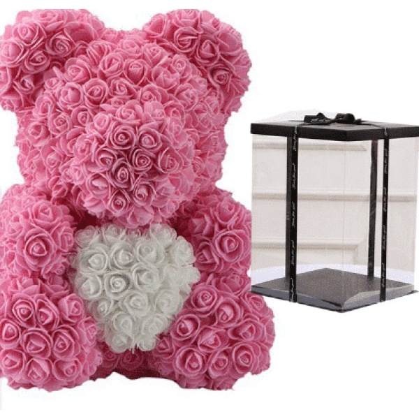 Peluche orsetto rosa da collezione San Valentino peluche Materiale: Cotone