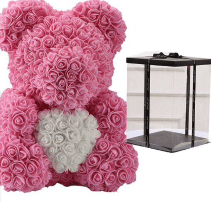 Peluche orsetto rosa da collezione San Valentino peluche Materiale: Cotone