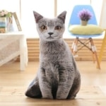 Morbido peluche marrone di gatto soriano Peluche animale Materiale: Cotone