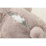 Coniglio grigio gigante di peluche Materiale: Cotone