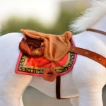 Peluche del cavallo Maximus di Rapunzel Plush Horse Materiali: Cotone