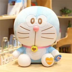 Peluche Doraemon con viso indifferente Animali di peluche Gatto di peluche Materiali: Cotone