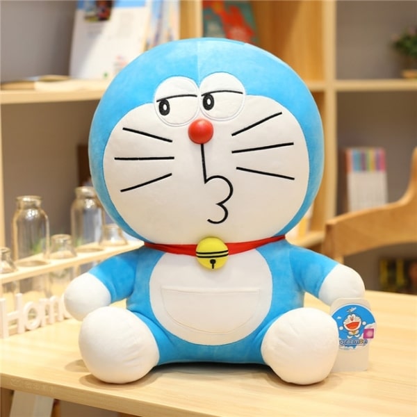 Peluche Doraemon con viso indifferente Animali di peluche Gatto di peluche Materiali: Cotone