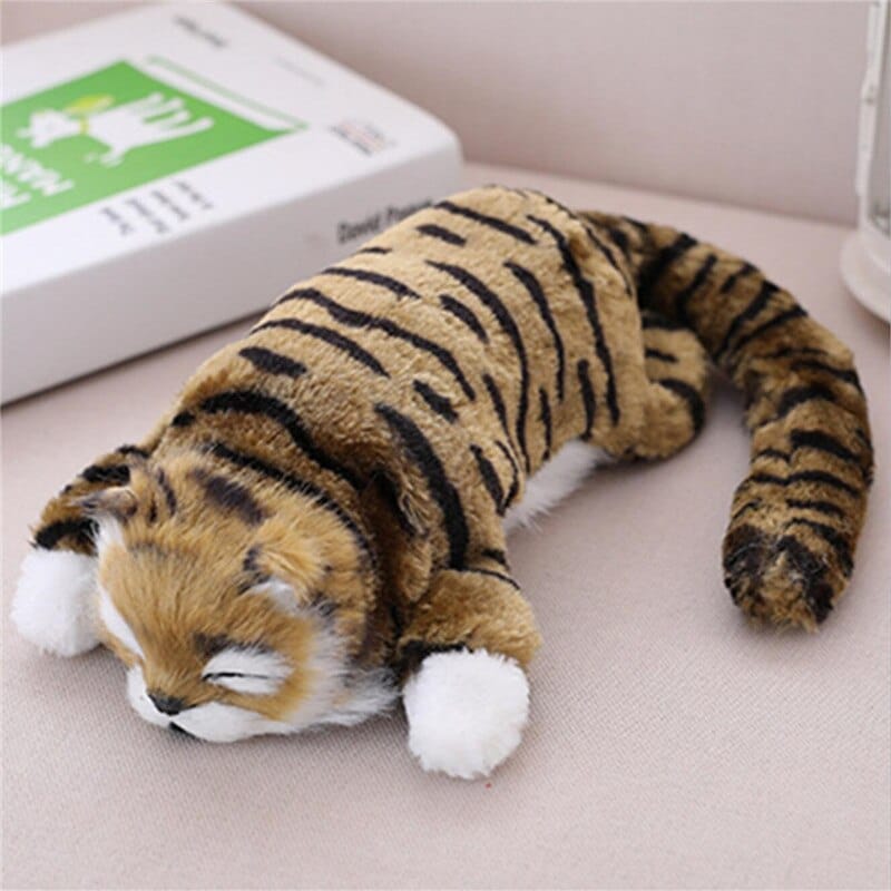 Gatto Peluche Realistico Coocar 30cm | Simulazione Addormentato, Decorazione Per Casa - Foto 2