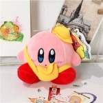 Peluche Kirby con berretto da notte blu Peluche del videogioco Peluche Kirby Materiale: Cotone