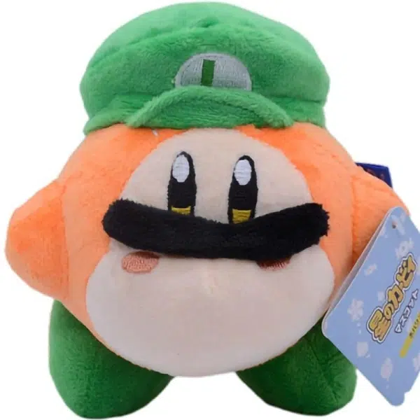 Peluche Kawaii Kirby Vestito da Luigi Peluche Kawaii Kirby Videogioco a7796c561c033735a2eb6c: Verde