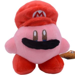 Peluche Kawaii Kirby Vestito da Mario Peluche Kawaii Kirby Videogioco a7796c561c033735a2eb6c: Rosso