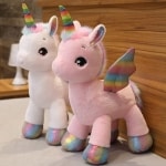Super unicorno di peluche 40cm ~ 80cm, giocattolo fantasy arcobaleno, ali lucenti, bambola unicorno di peluche per bambina, corno unico, piedi colorati Senza categoria a75a4f63997cee053ca7f1: circa 40cm|circa 60cm|circa 80cm