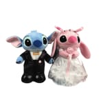 Disney Stitch e Angel Wedding Peluche a7796c561c033735a2eb6c: Blu|Pink