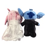 Disney Stitch e Angel Wedding Peluche a7796c561c033735a2eb6c: Blu|Rosa