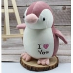 Ti amo pinguino peluche Colore: Rosa