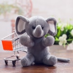 Peluche animale super carino Dumbo 16 cm, piccolo ciondolo, mini cartone animato carino, bambola elefante, regali per bambini Peluche animale elefante a75a4f63997cee053ca7f1: 16 cm