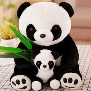 Mamma e bambino panda peluche Animale peluche Panda Materiale: Cotone