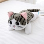 Cuscino originale di peluche per gatti Animali di peluche Gatto di peluche Dimensioni: 30 cm Colore: Grigio