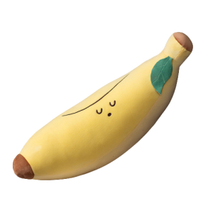 Bambola banana gialla addormentata