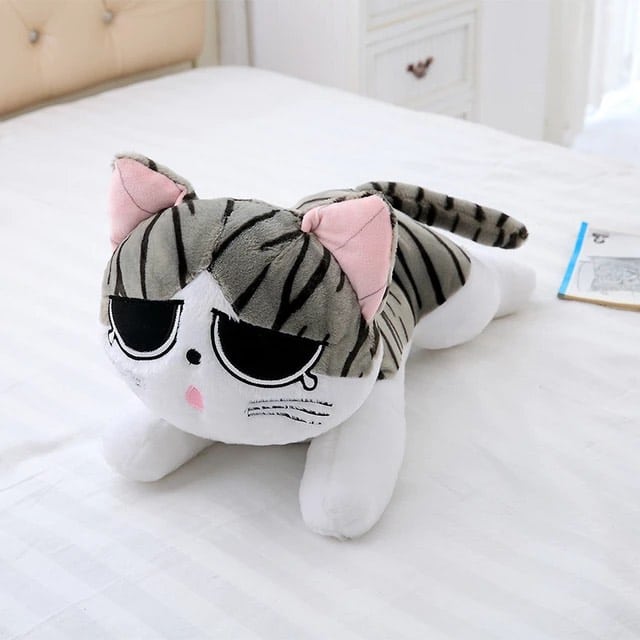 Cuscino di peluche morbido a forma di gatto per bambini e regali