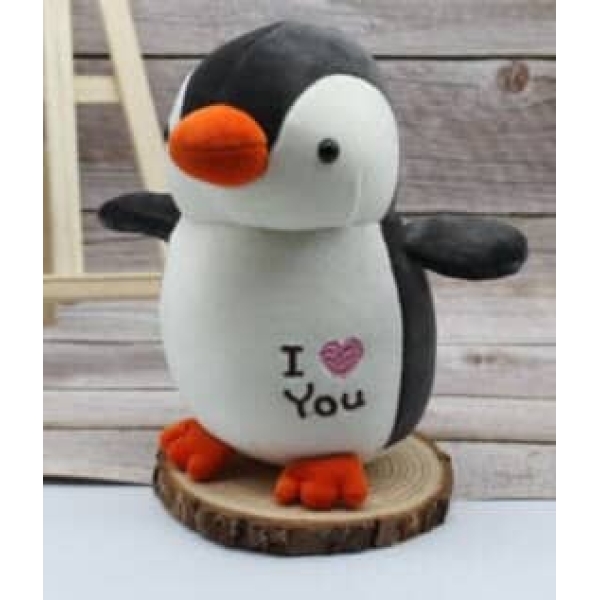 Ti amo pinguino peluche ti amo pinguino peluche nero