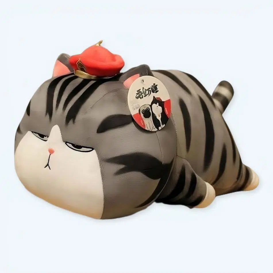 Peluche Gatto Grigio Tabby – Faithful Friends – Morbido 6,5 Pollici