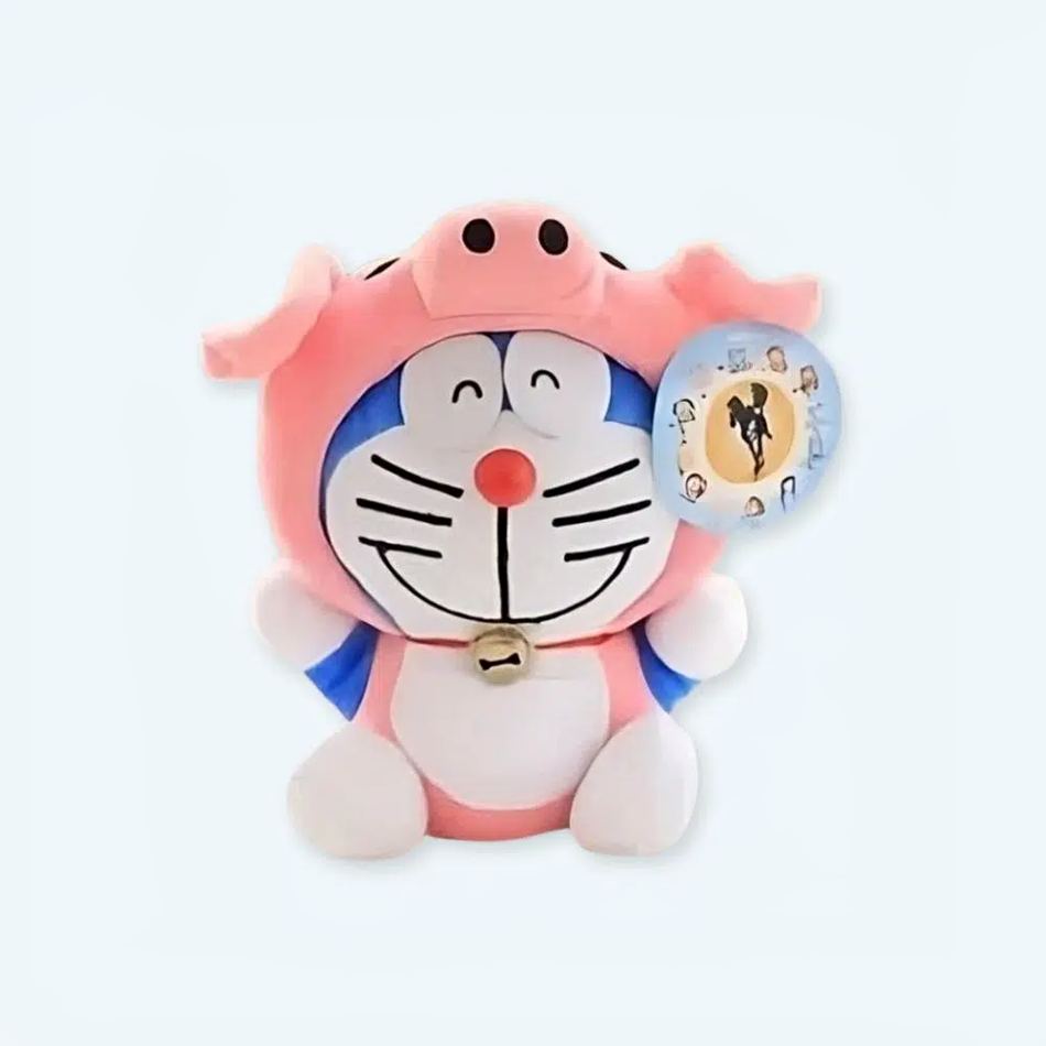 Peluche Doraemon vestito da maiale • Mio Peluche