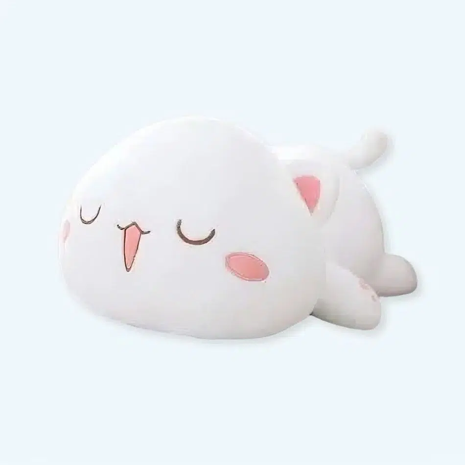 Gattino Peluche Addormentato Con Suono - Simulazione Realistica Con Cuscino | Giocattolo Decorativo - Foto 3