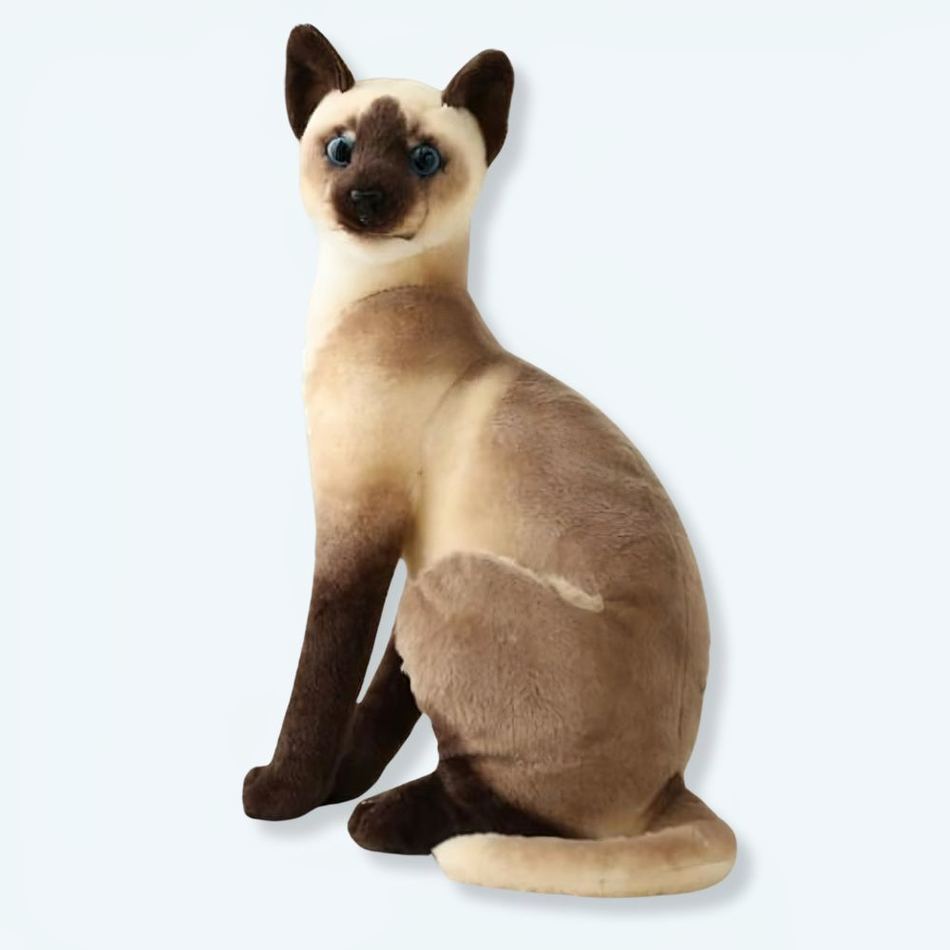 Peluche Teddy Hermann Gatto Grigio Sdraiato 20 Cm 90691 - Morbido E Cuddly - Foto 6