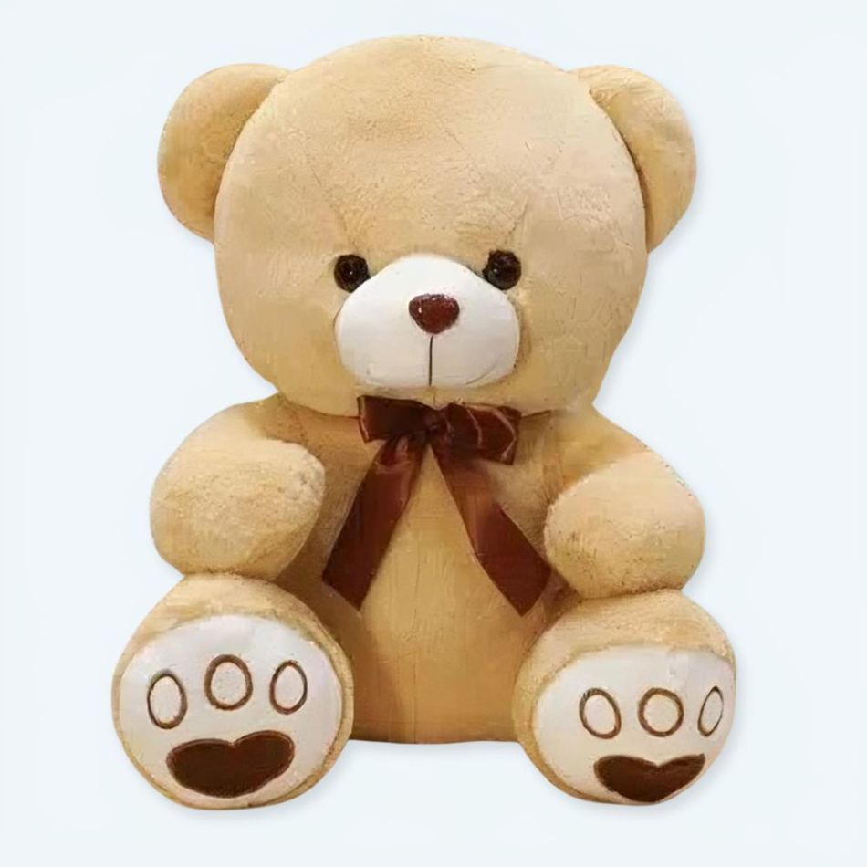 Orsacchiotto di peluche dei cartoni animati senza firma ultra carino e