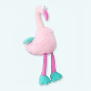 Uni-Toys Peluche Fenicottero Rosa In Piedi | Altezza 46 Cm | Morbido E Realistico Con Gambe Stabilizzate | Regalo Originale - 5