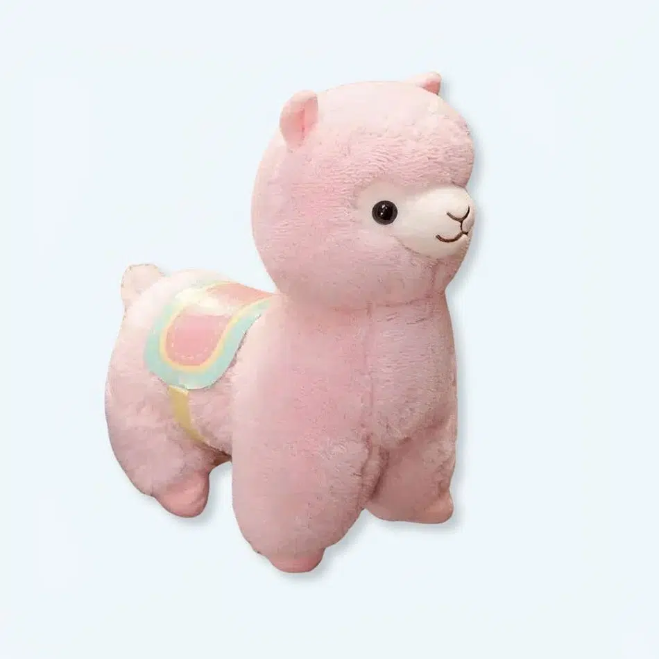 Peluche di lusso in pelliccia di alpaca - Giocattolo lama