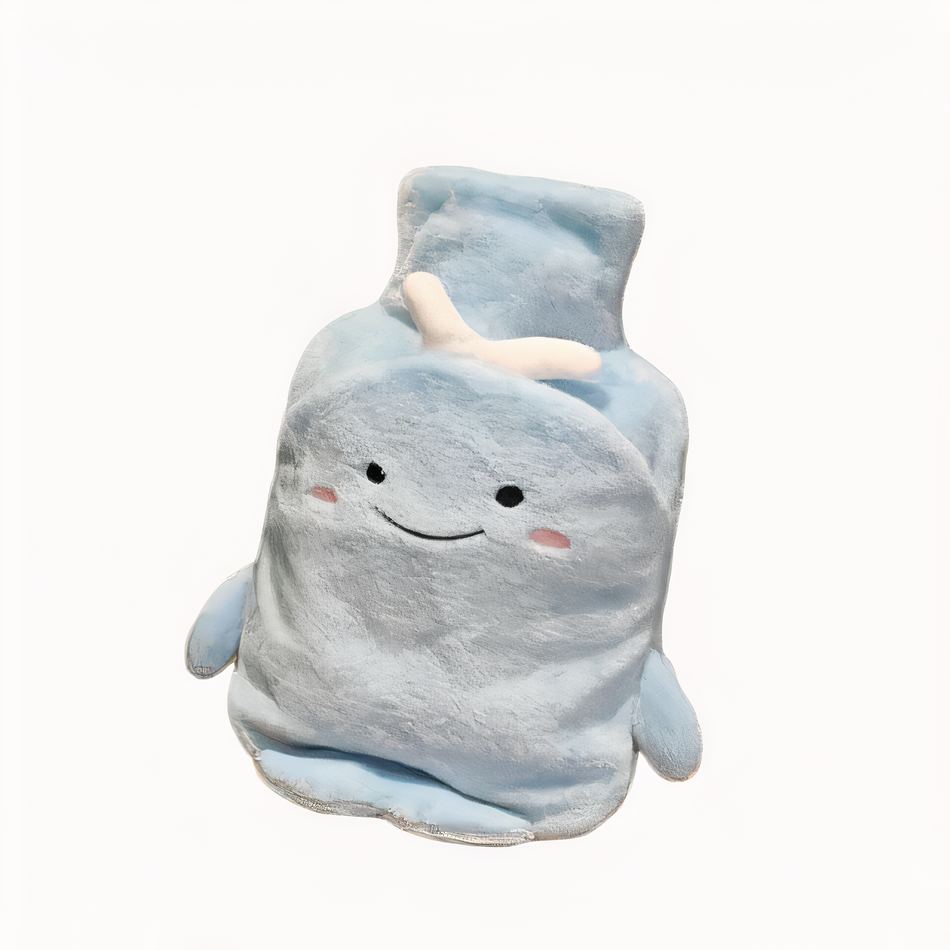 Peluche multiattività balena - Bianco/azzurro | Paris